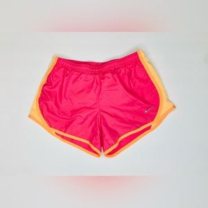 Nike girl dri-fit short. Pink w/orange